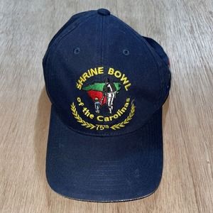 Logo Works Shrine Bowl Of The Carolinas Navy‎ Blue Baseball Cap Adjustable
